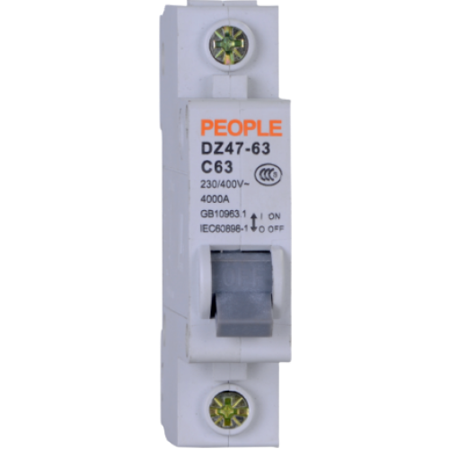 DZ47-63 Series 1 Pole Miniature Type Circuit Breaker